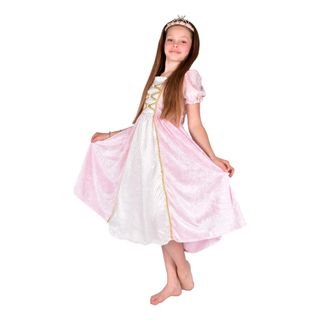 Prinsessekjole Fløjlslyserød Børn