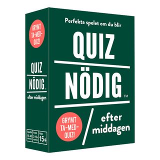 Quiznödig - Efter middagen