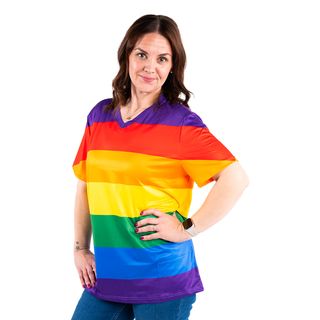 T-shirt Regnbuefarvet