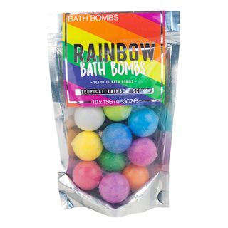 Regnbuefarvede Badebomber