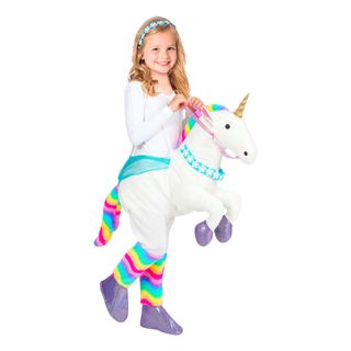 Ratsastava Unicorn Lasten Naamiaisasu
