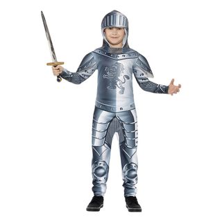Ridder med Rustning Børnekostume