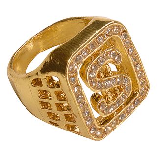 Ring med Dollartegn Guld