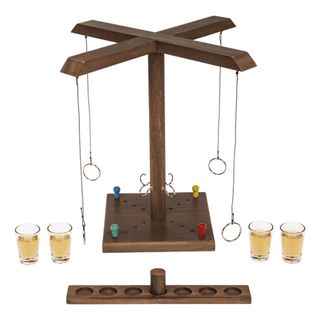 Ring Toss Shotspil i Træ