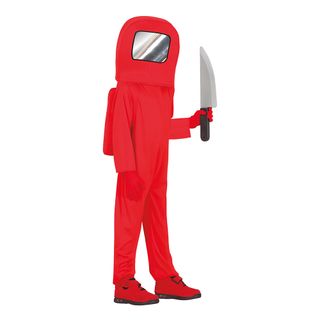 Rød Astronaut Børnekostume