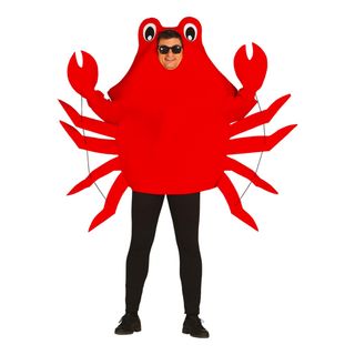 Rød Krabbe Kostume