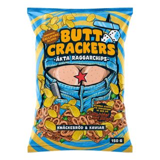 Ronny & Ragge Butt Crackers Chips Kaviar & Knäckemacka
