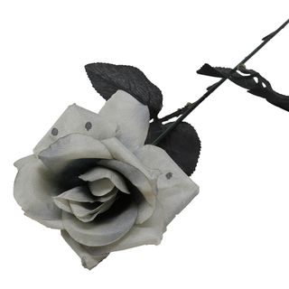 Rose i Plast Grå
