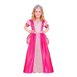 Lyserød Prinsesse Børnekostume