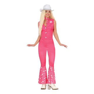 Lyserød Western Cowgirl Kostume