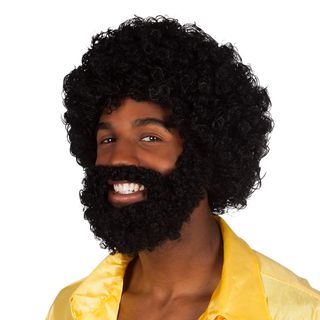 Afro Paryksæt Sort