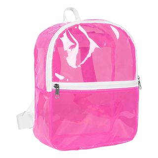 Rygsæk Transparent Neonpink