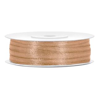 Satinbånd Lysguld