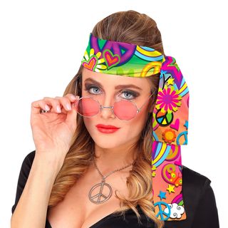 Tørklæde Flower Power Grøn
