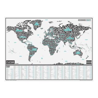 Scratch Map Bandeord
