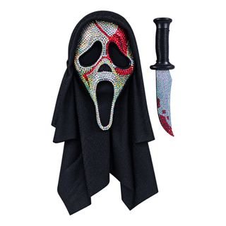 Scream Maske & Kniv Bloody Bling