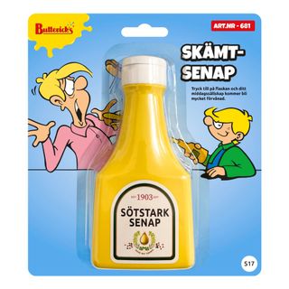Senapsflaska Skämtartikel