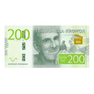 Servietter 200-kronesedler