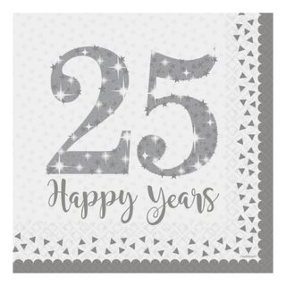 Servietter 25 Happy Years