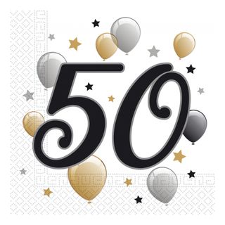 Servietter 50 Balloner