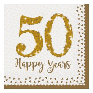 Servietter 50 Happy Years