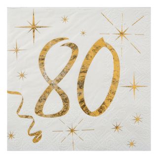 Servietter 80 Guld