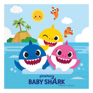 Servietter Baby Shark