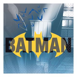 Servietter Batman Blå/Gul/Sort