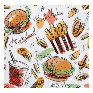 Servietter Fast Food