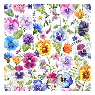 Servietter Blomster Sommer