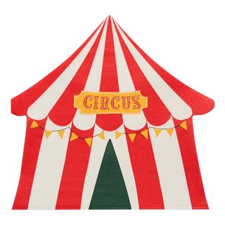 Servietter Cirkustelt