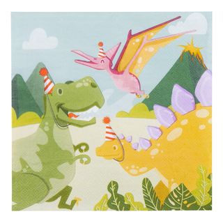 Servietter Dino Party
