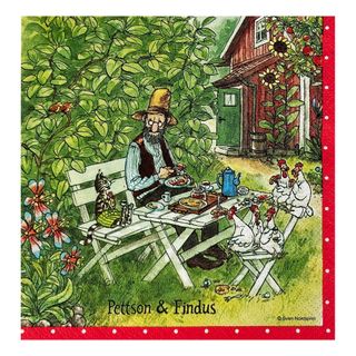 Servietter Fika Pettson & Findus