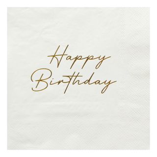 Servietter Happy Birthday