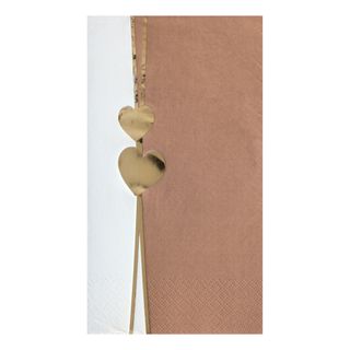 Servietter Hjerte Mocha
