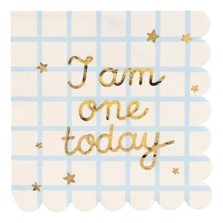 Servietter I Am One Today