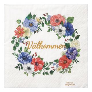 Servietter Midsommer Velkommen