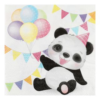 Servietter Panda Party