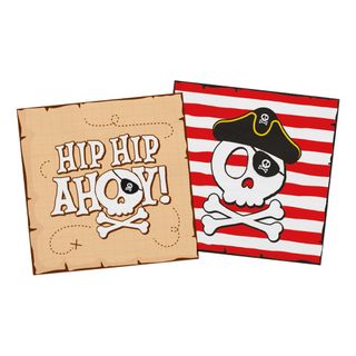 Servietter Pirat Hip Hip Ahoy