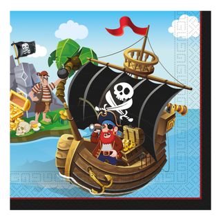 Servietter Pirater