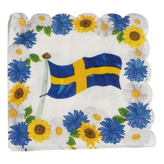 Servietter Svensk Sommer