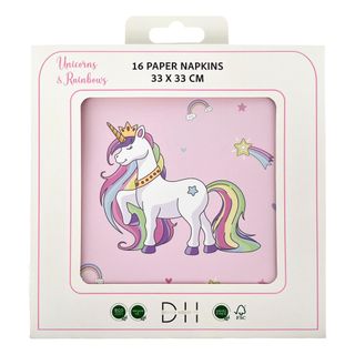 Servietter Unicorns & Rainbows