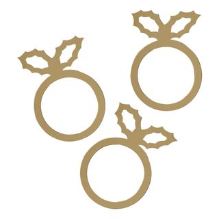 Servietringe Holly Guld i Akryl