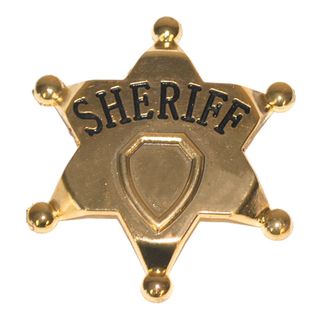 Sheriffstjerne i Metal