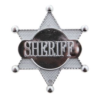 Sheriffstjerne i Plastik