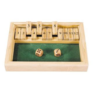 Shut The Box Bambus Brætspil