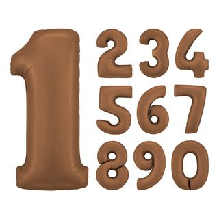 Talballon Satin Chocolate