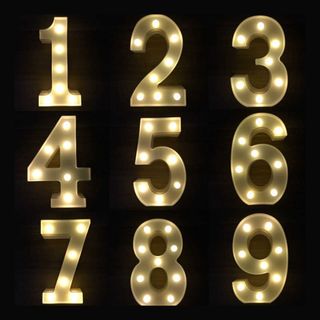 Cifre med LED-Belysning
