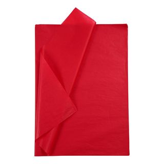 Silkepapir Rød