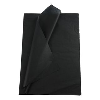 Silkepapir Sort